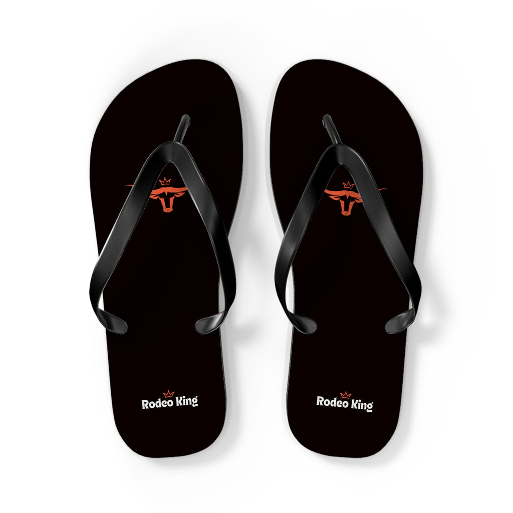 Rodeo King Longhorn Flip Flops