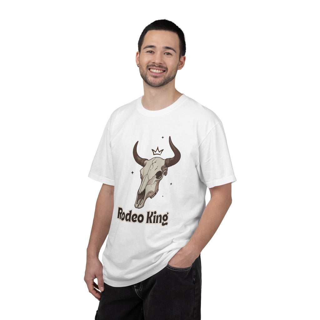 Rodeo King T-Shirt — Western Bull Skull Graphic Tee