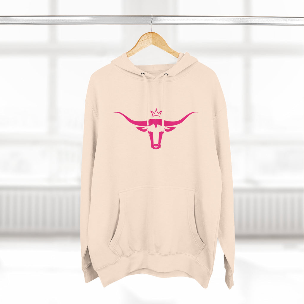 Three-Panel Fleece Hoodie