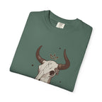 Rodeo King T-Shirt — Western Bull Skull Graphic Tee
