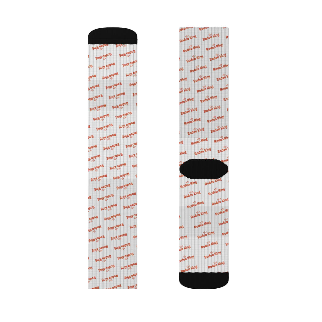 Abstract Coral Dash Sublimation Socks — Lightweight All-Over Print Crew Socks