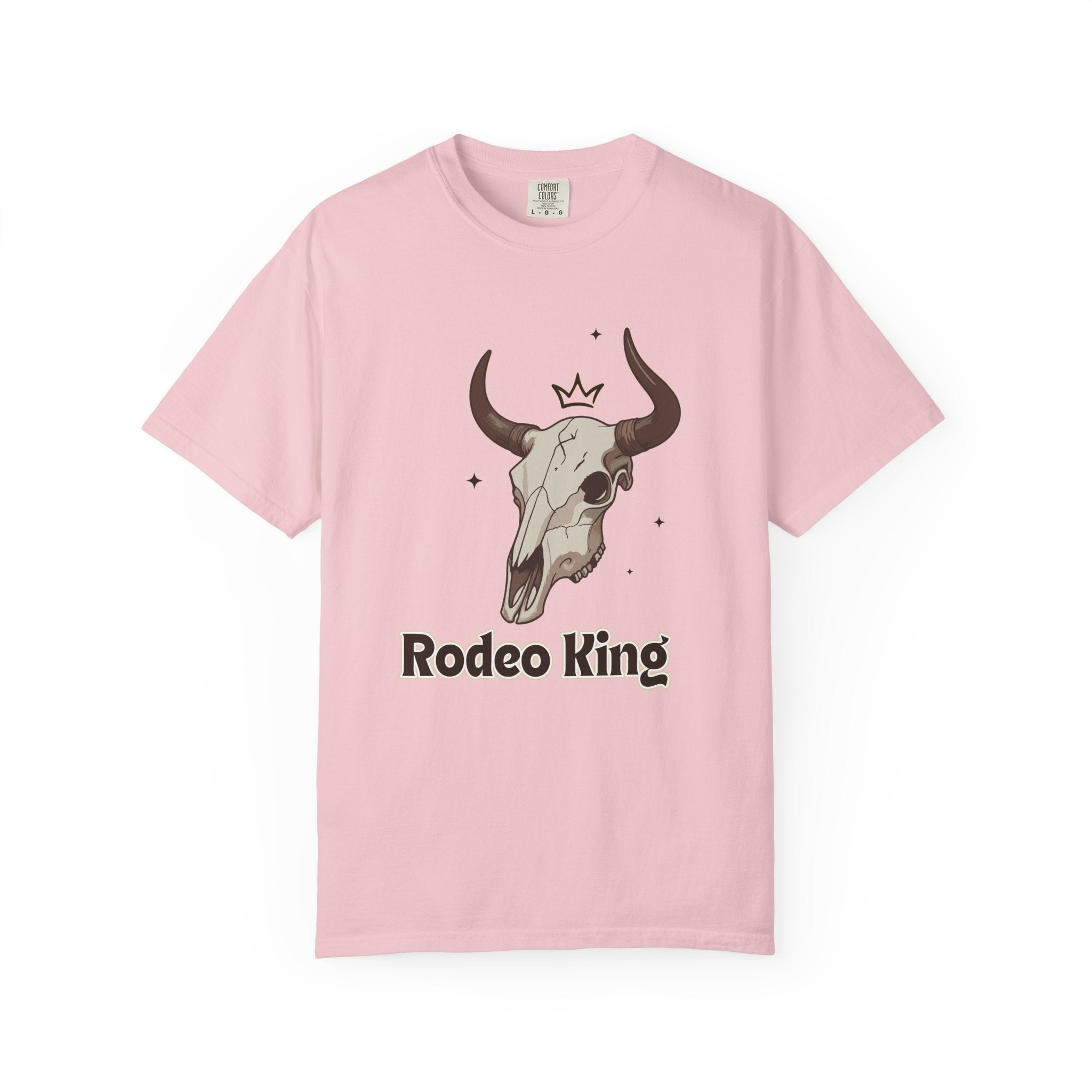 Rodeo King T-Shirt — Western Bull Skull Graphic Tee