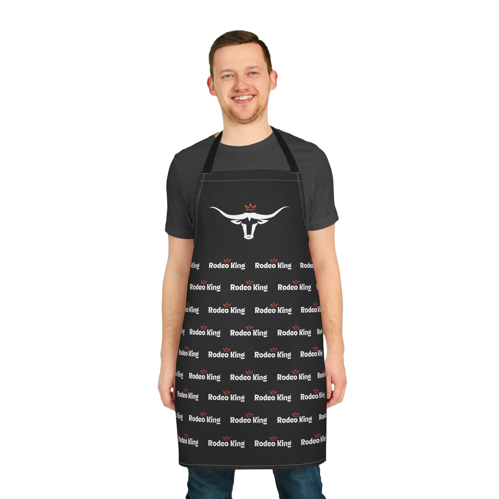 Rodeo King Longhorn Apron — Western BBQ & Grill Apron