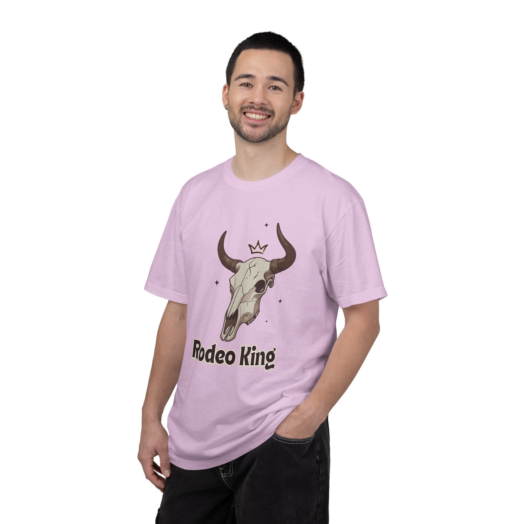 Rodeo King T-Shirt — Western Bull Skull Graphic Tee