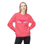 Rodeo Kween Crewneck Sweatshirt — Pink Longhorn Logo Western Cowgirl Pullover