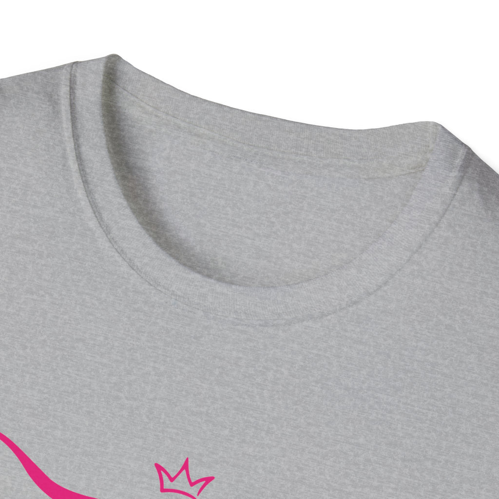 Longhorn Crown Graphic Tee — Pink Bull Logo Women's Casual T‑Shirt