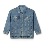 Denim Jacket — Embroidered Longhorn 'Rodeo Western' Back Logo