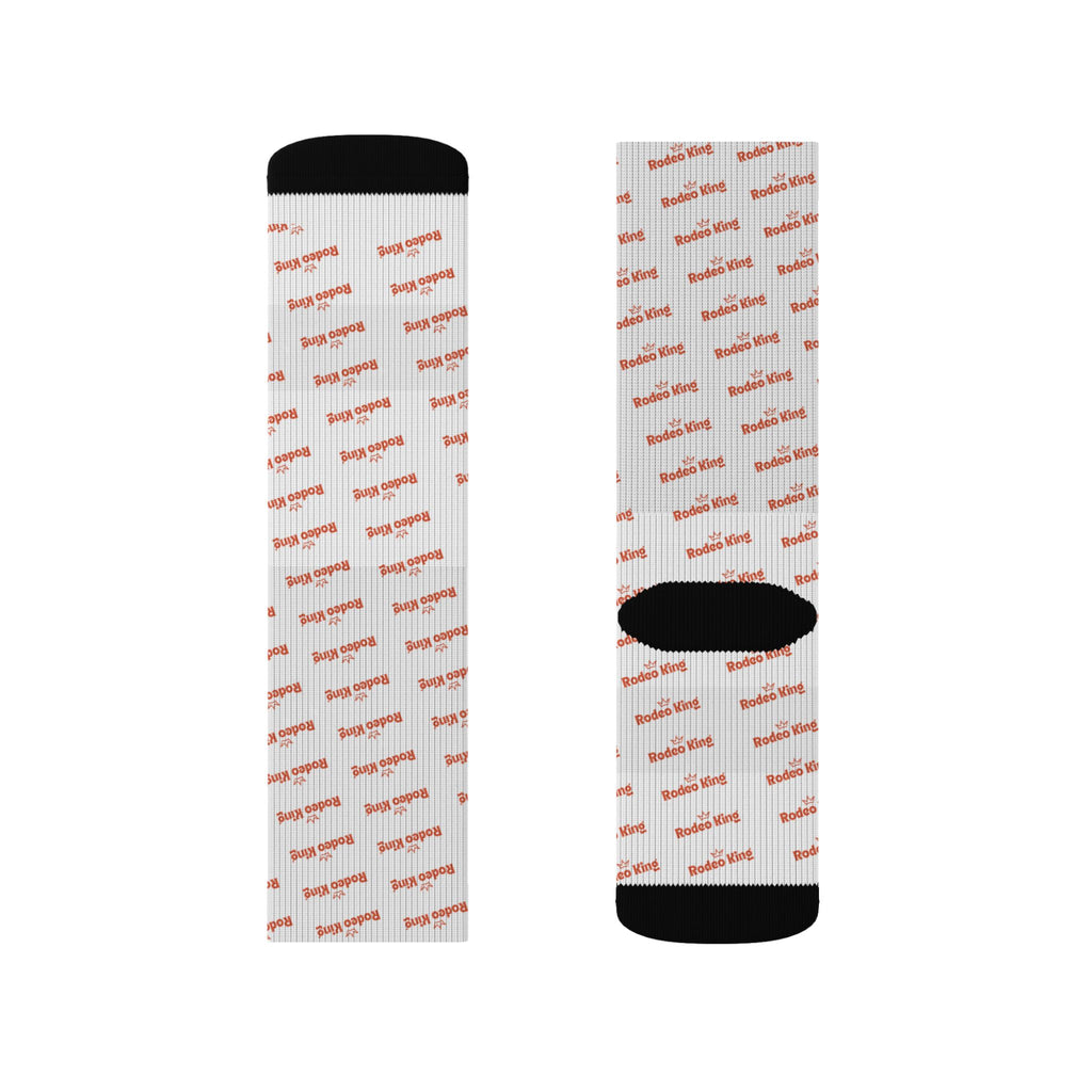 Abstract Coral Dash Sublimation Socks — Lightweight All-Over Print Crew Socks