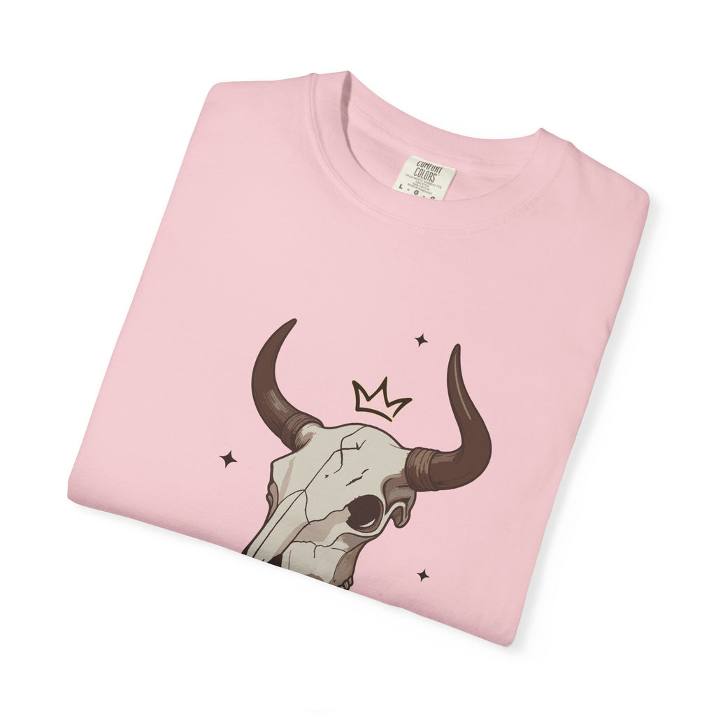 Rodeo King T-Shirt — Western Bull Skull Graphic Tee
