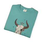 Rodeo King T-Shirt — Western Bull Skull Graphic Tee