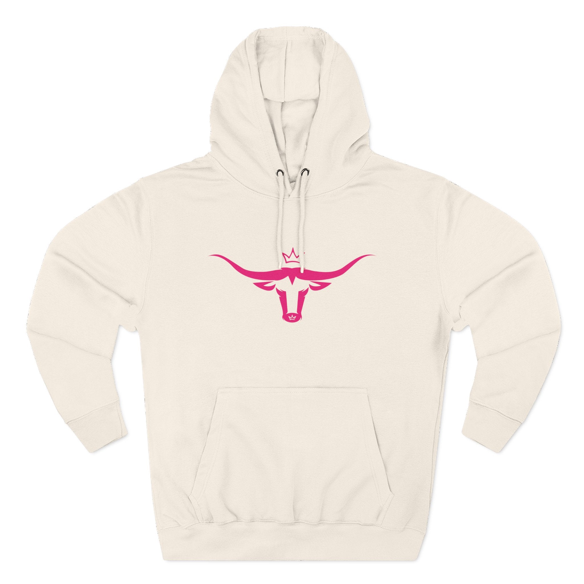 Three-Panel Fleece Hoodie