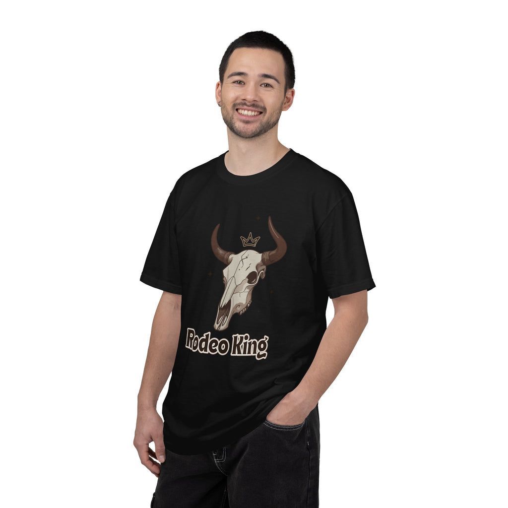 Rodeo King T-Shirt — Western Bull Skull Graphic Tee