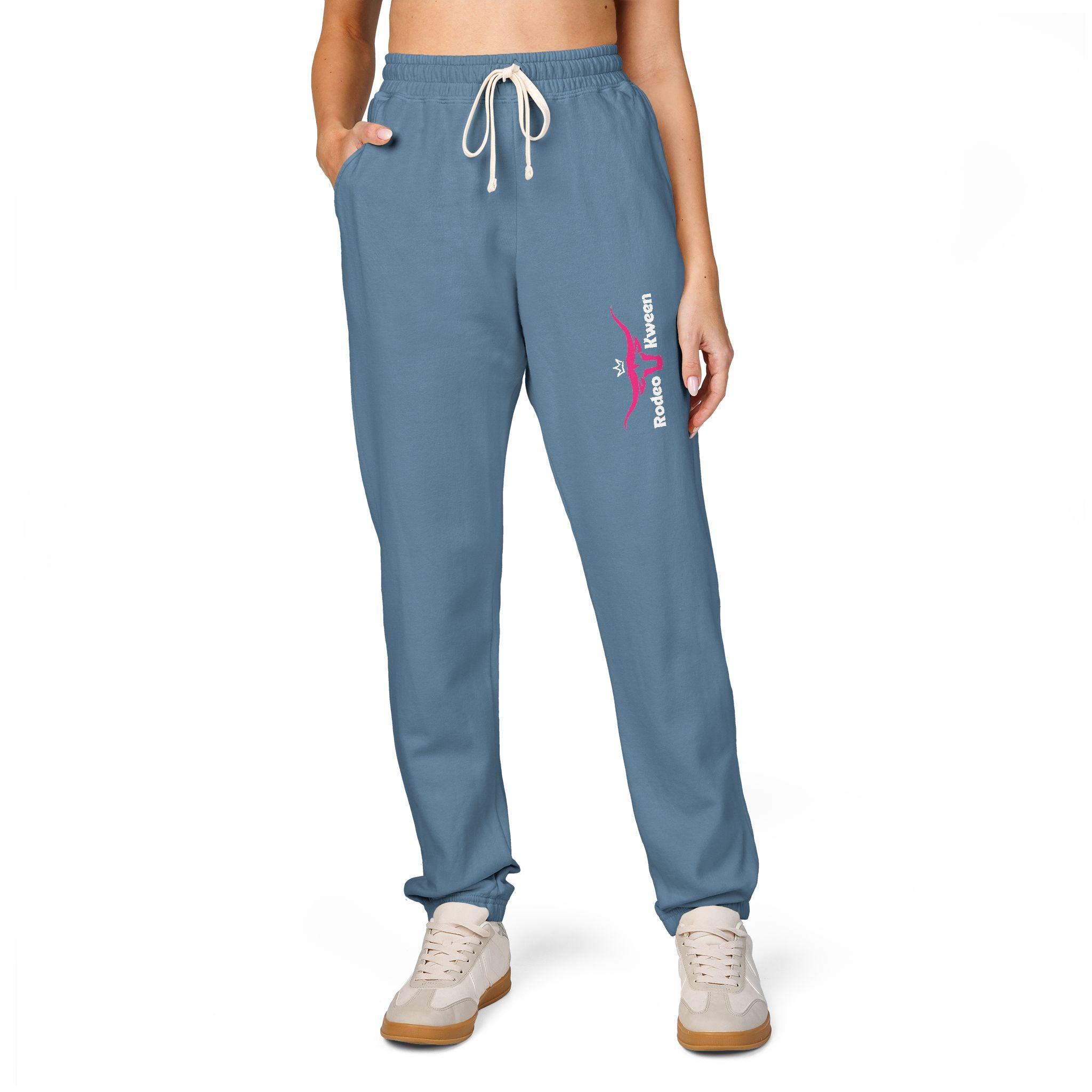 Skull & Roses Sweatpants — Dark Grey Graphic Joggers