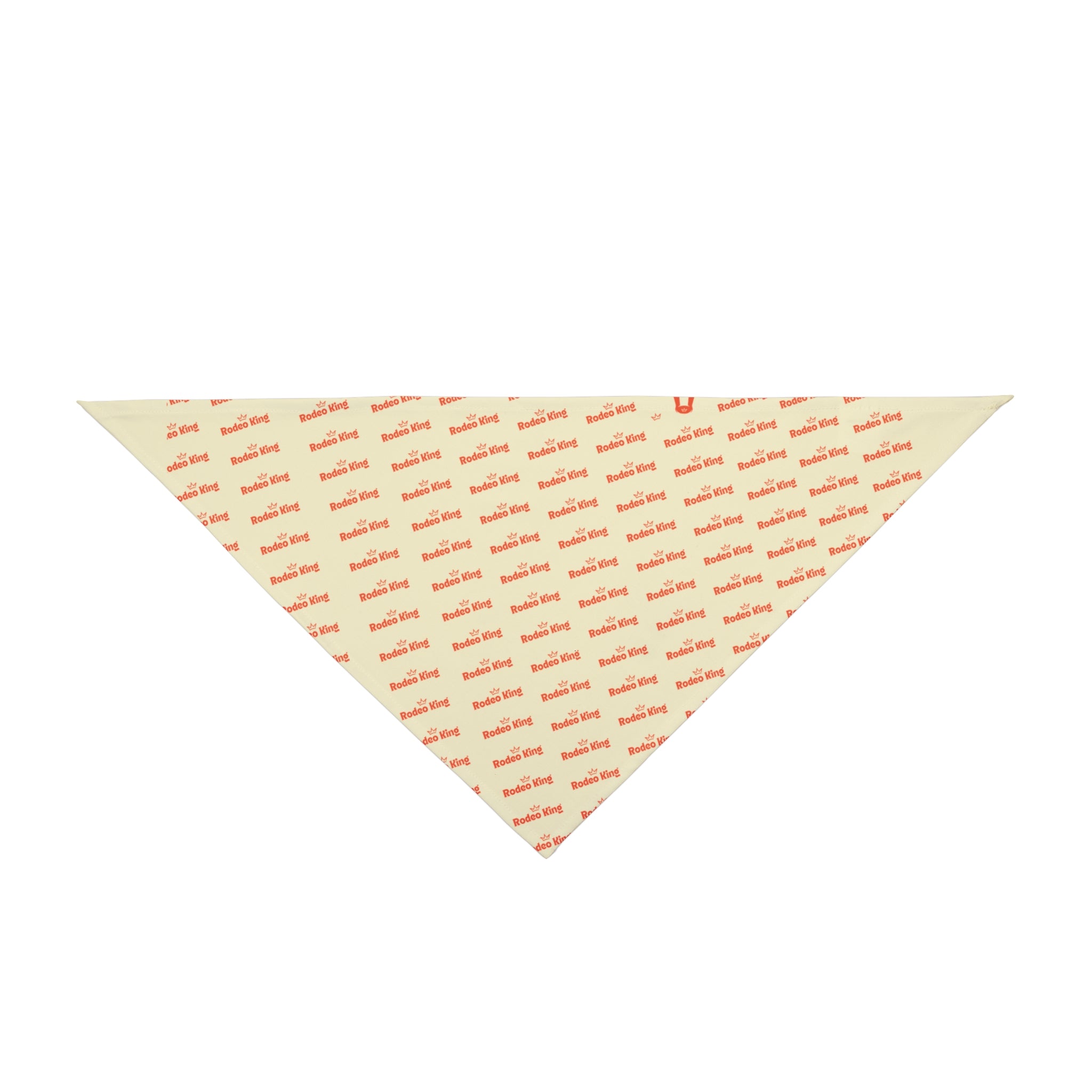 Pet Bandana — Repeating 'wild child' Script Print, Lightweight Triangle Scarf for Dogs & Cats