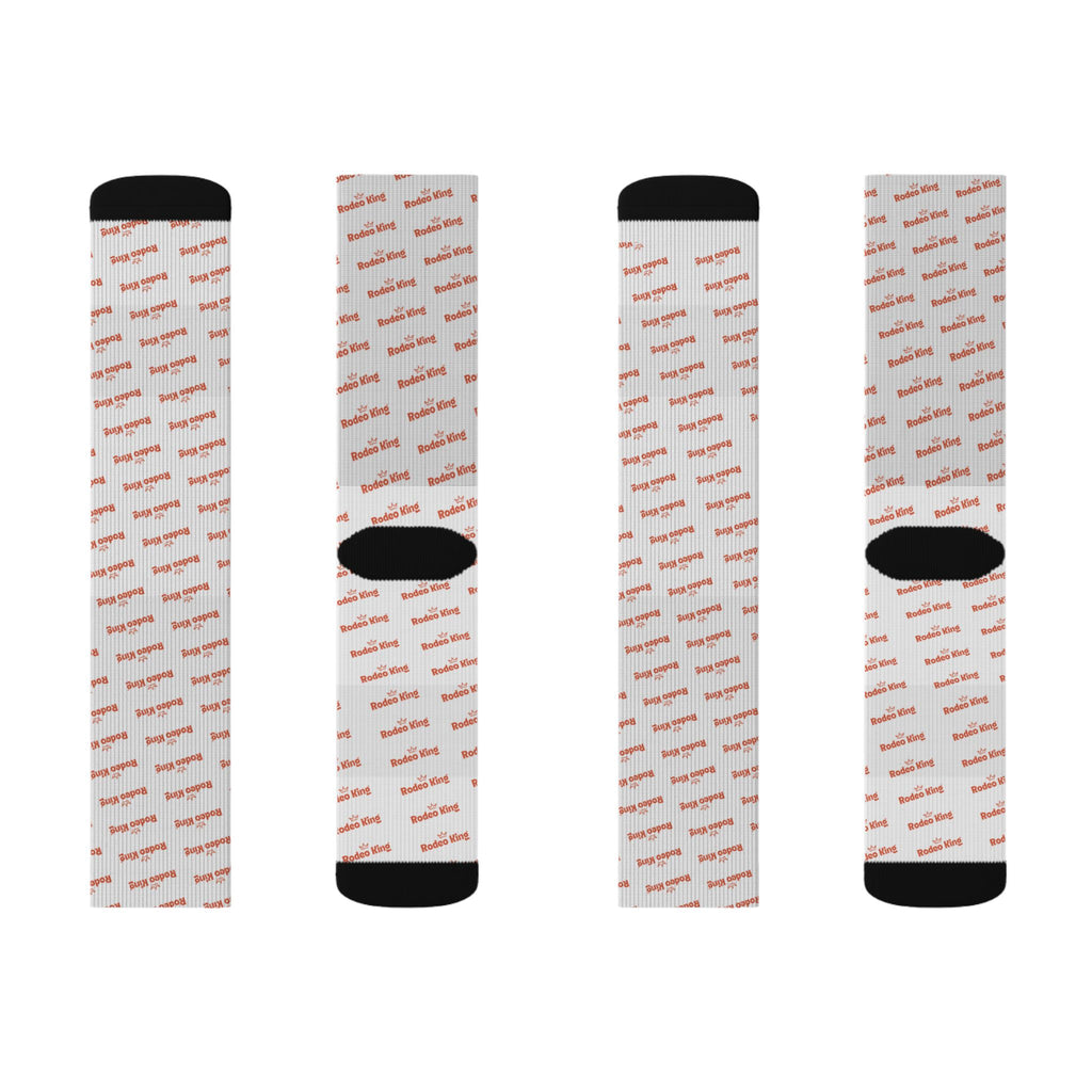 Abstract Coral Dash Sublimation Socks — Lightweight All-Over Print Crew Socks