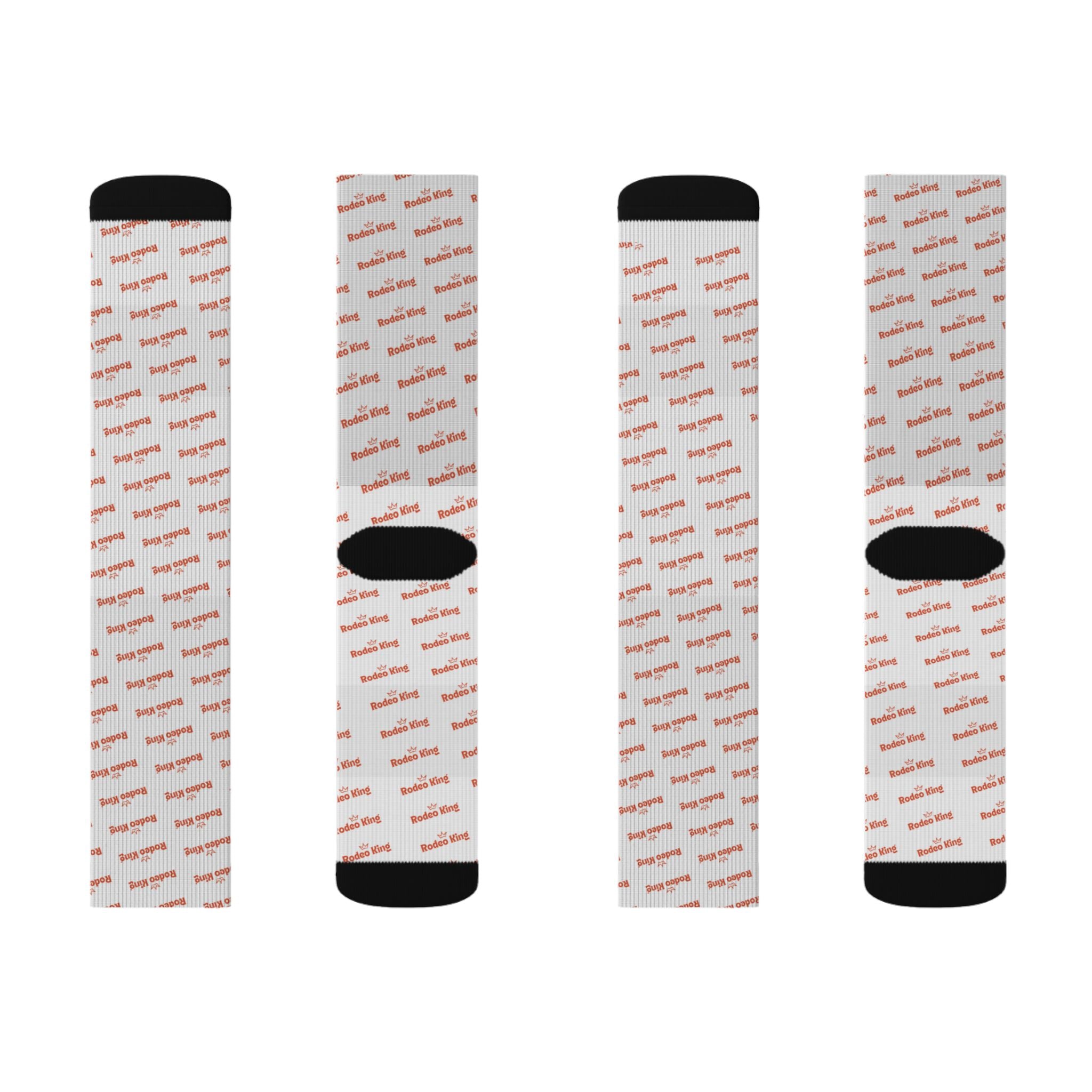 Abstract Coral Dash Sublimation Socks — Lightweight All-Over Print Crew Socks