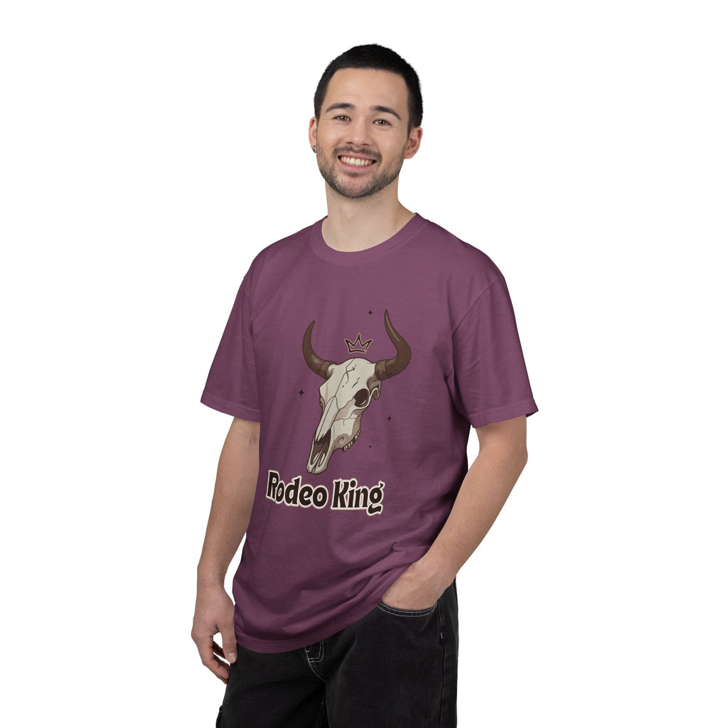 Rodeo King T-Shirt — Western Bull Skull Graphic Tee