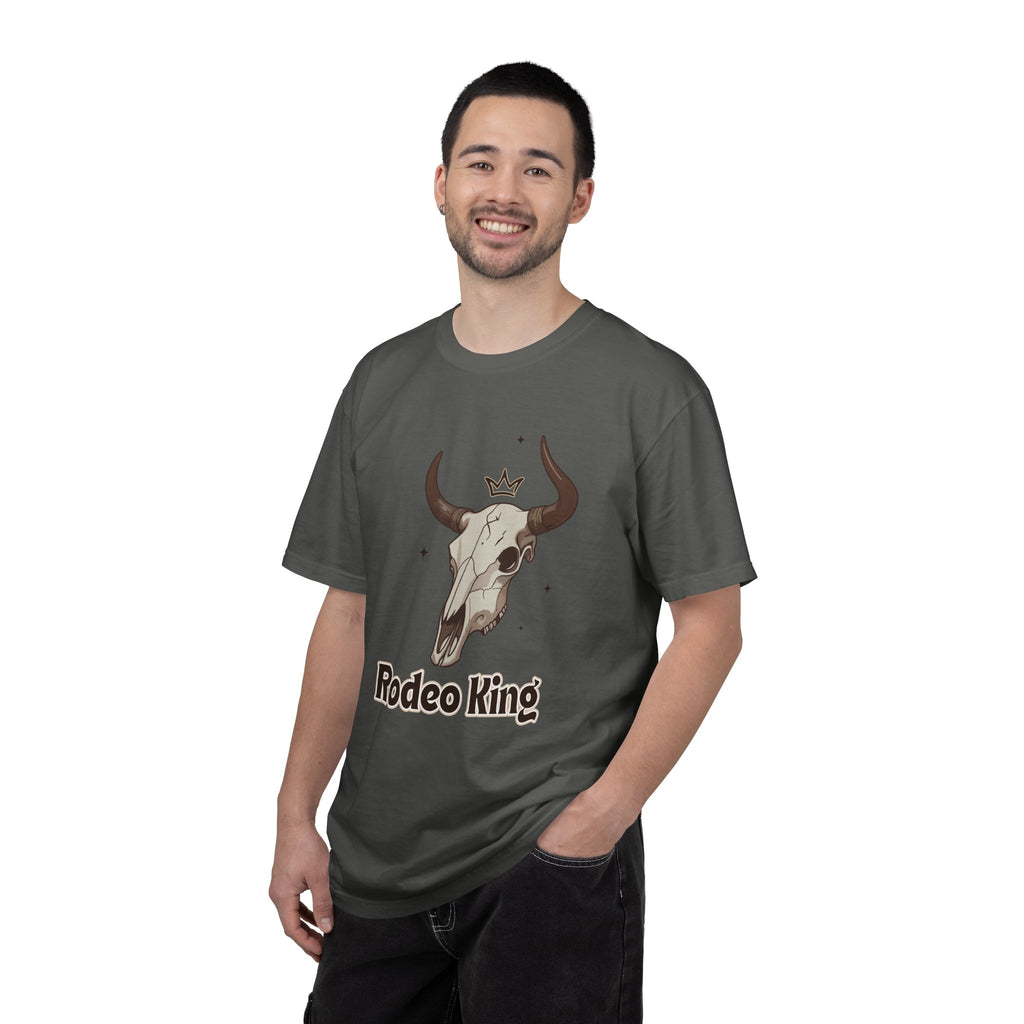 Rodeo King T-Shirt — Western Bull Skull Graphic Tee