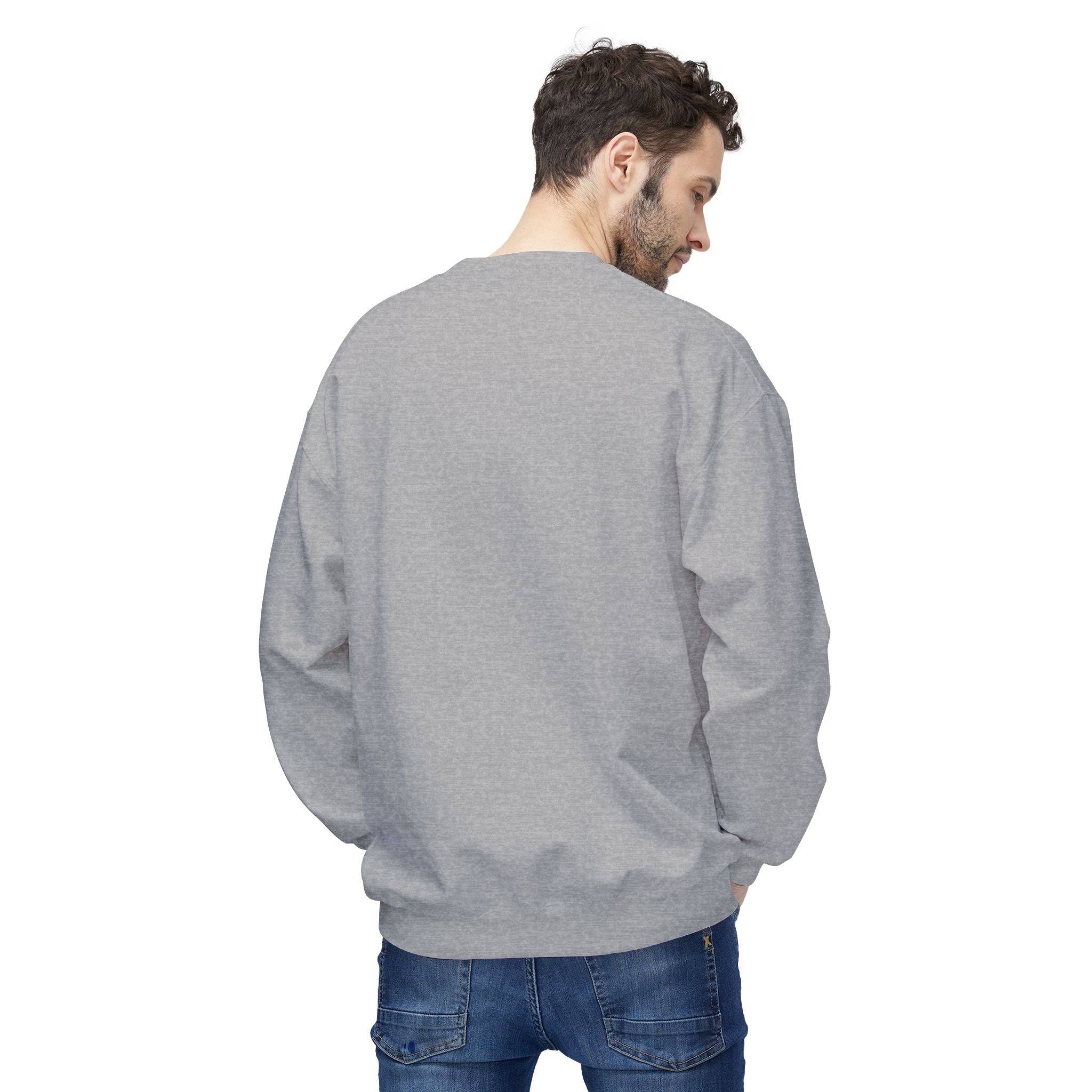 Longhorn Crest Crewneck Sweatshirt — Minimal Western Bull Logo