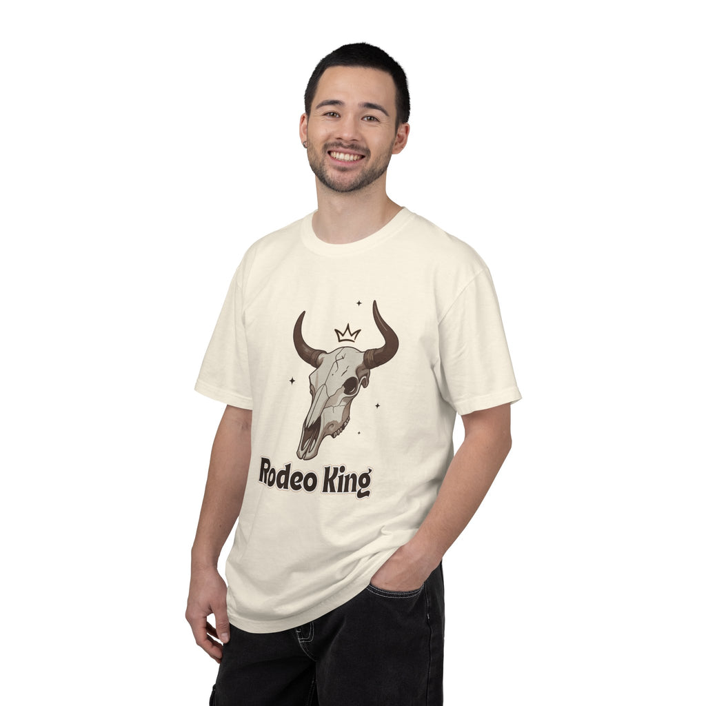 Rodeo King T-Shirt — Western Bull Skull Graphic Tee