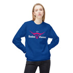 Rodeo Kween Crewneck Sweatshirt — Pink Longhorn Logo Western Cowgirl Pullover