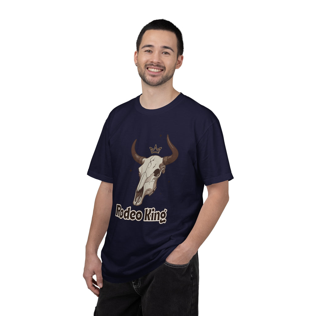 Rodeo King T-Shirt — Western Bull Skull Graphic Tee