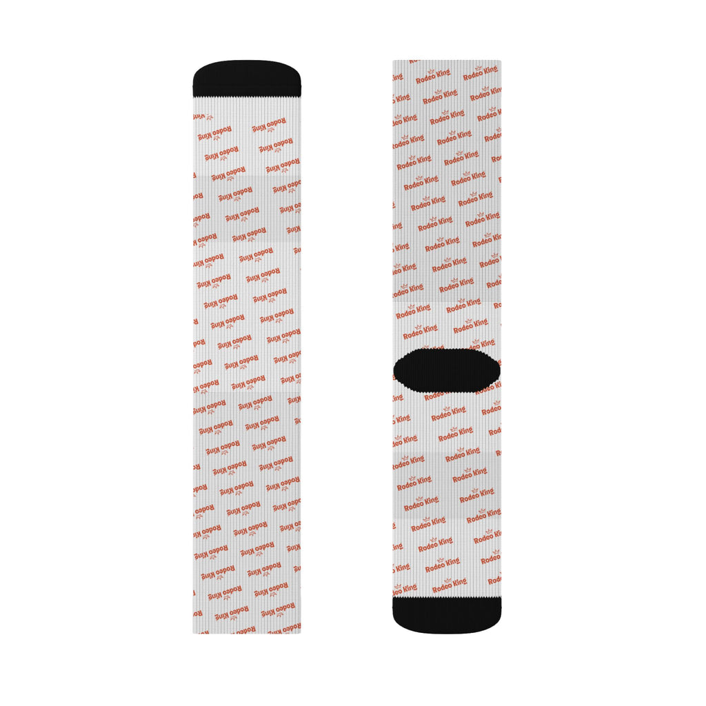 Abstract Coral Dash Sublimation Socks — Lightweight All-Over Print Crew Socks