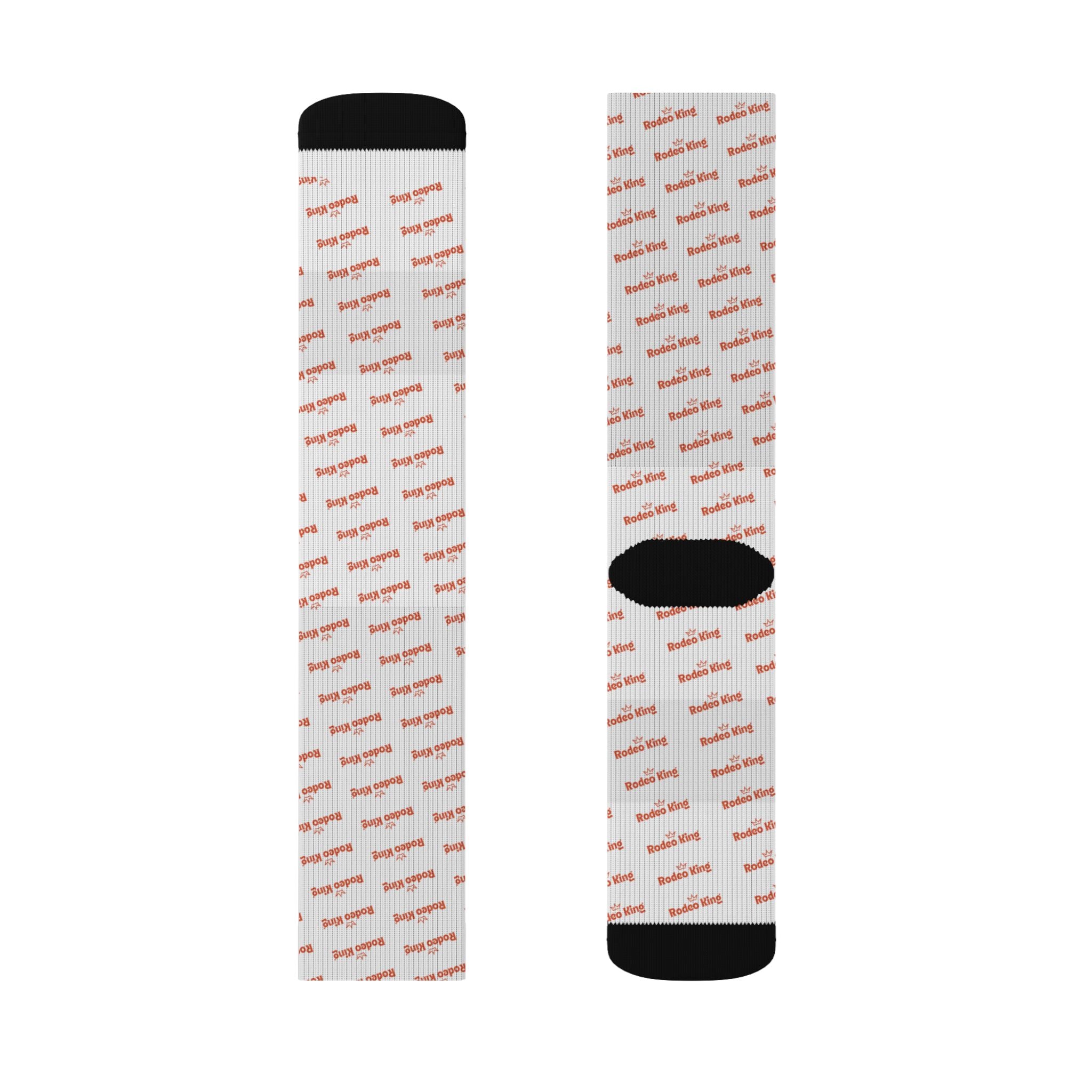Abstract Coral Dash Sublimation Socks — Lightweight All-Over Print Crew Socks