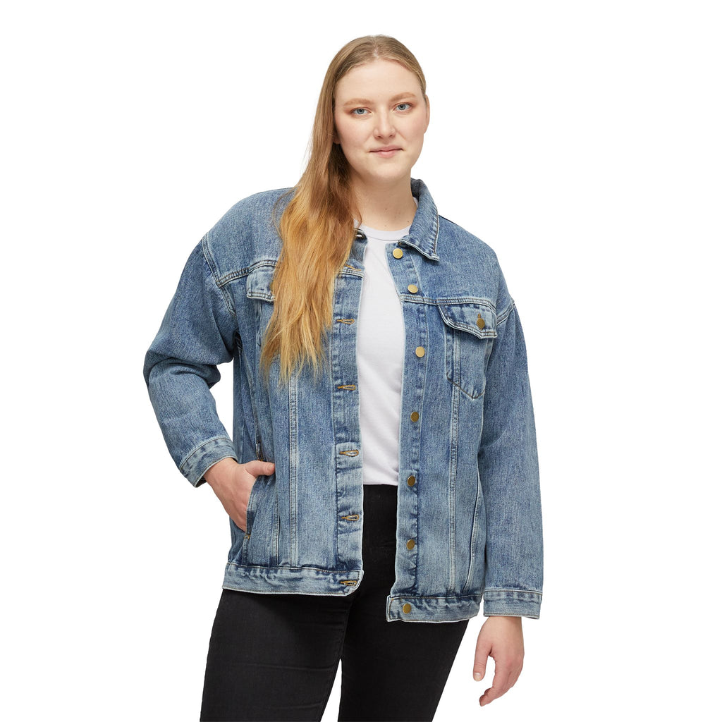 Denim Jacket — Embroidered Longhorn 'Rodeo Western' Back Logo