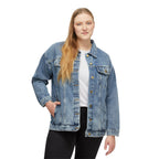 Denim Jacket — Embroidered Longhorn 'Rodeo Western' Back Logo