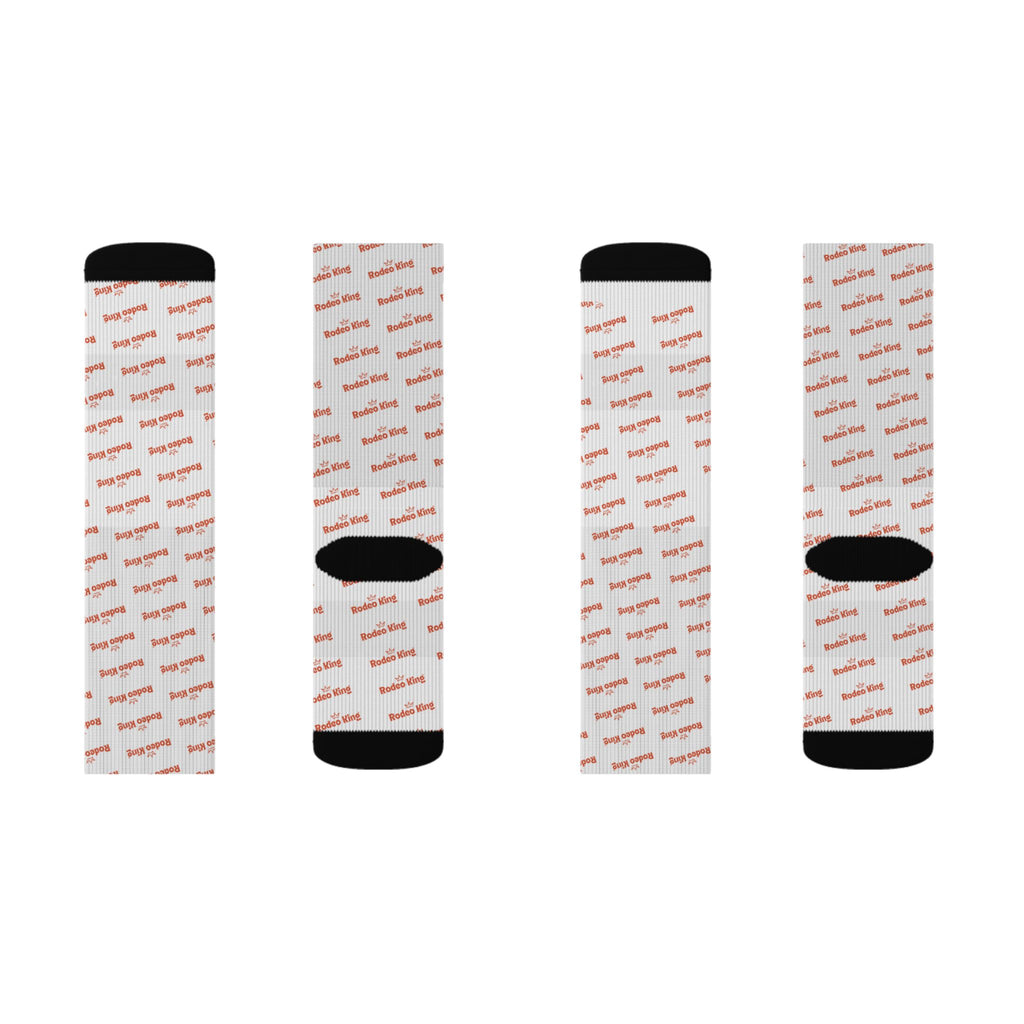 Abstract Coral Dash Sublimation Socks — Lightweight All-Over Print Crew Socks