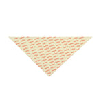 Pet Bandana — Repeating 'wild child' Script Print, Lightweight Triangle Scarf for Dogs & Cats