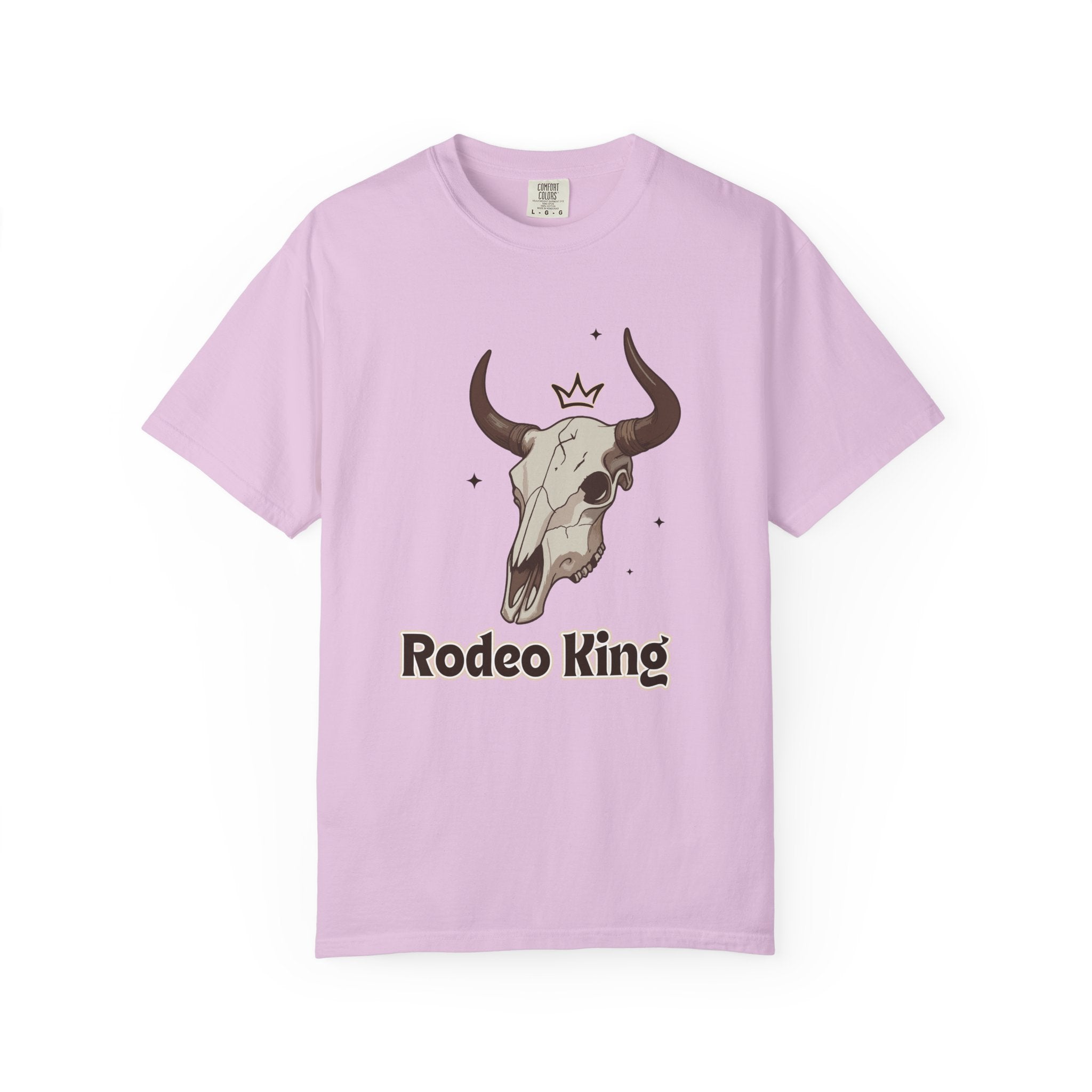 Rodeo King T-Shirt — Western Bull Skull Graphic Tee