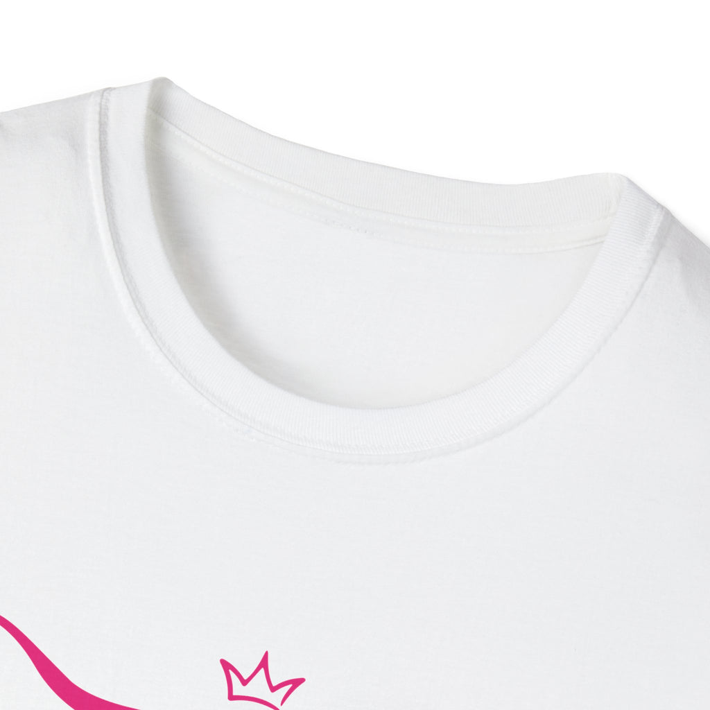 Longhorn Crown Graphic Tee — Pink Bull Logo Women's Casual T‑Shirt