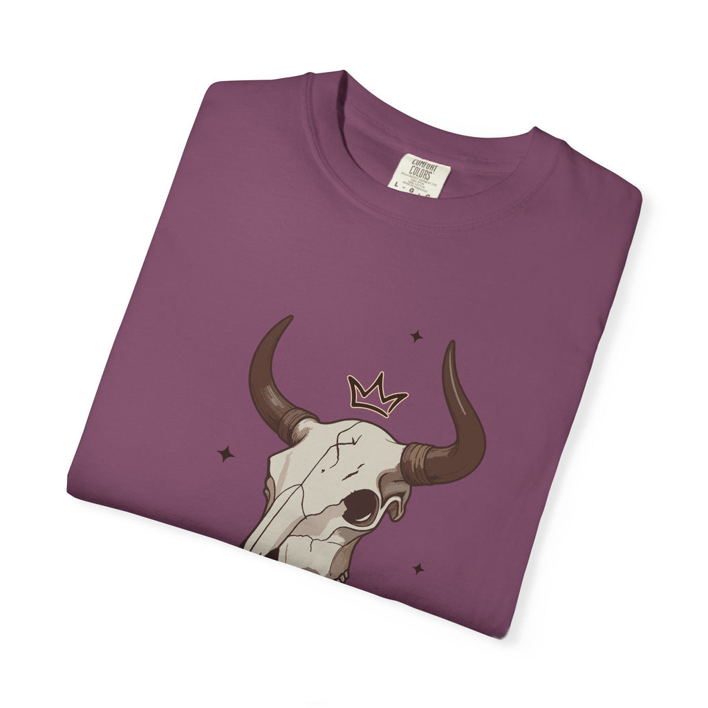 Rodeo King T-Shirt — Western Bull Skull Graphic Tee