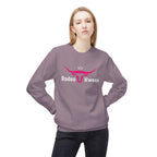 Rodeo Kween Crewneck Sweatshirt — Pink Longhorn Logo Western Cowgirl Pullover