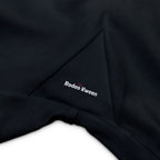 Rodeo Kween Women's Workout Shorts — Black Biker Shorts with Pink Longhorn Logo & Vertical 'Rodeo Kween' Text
