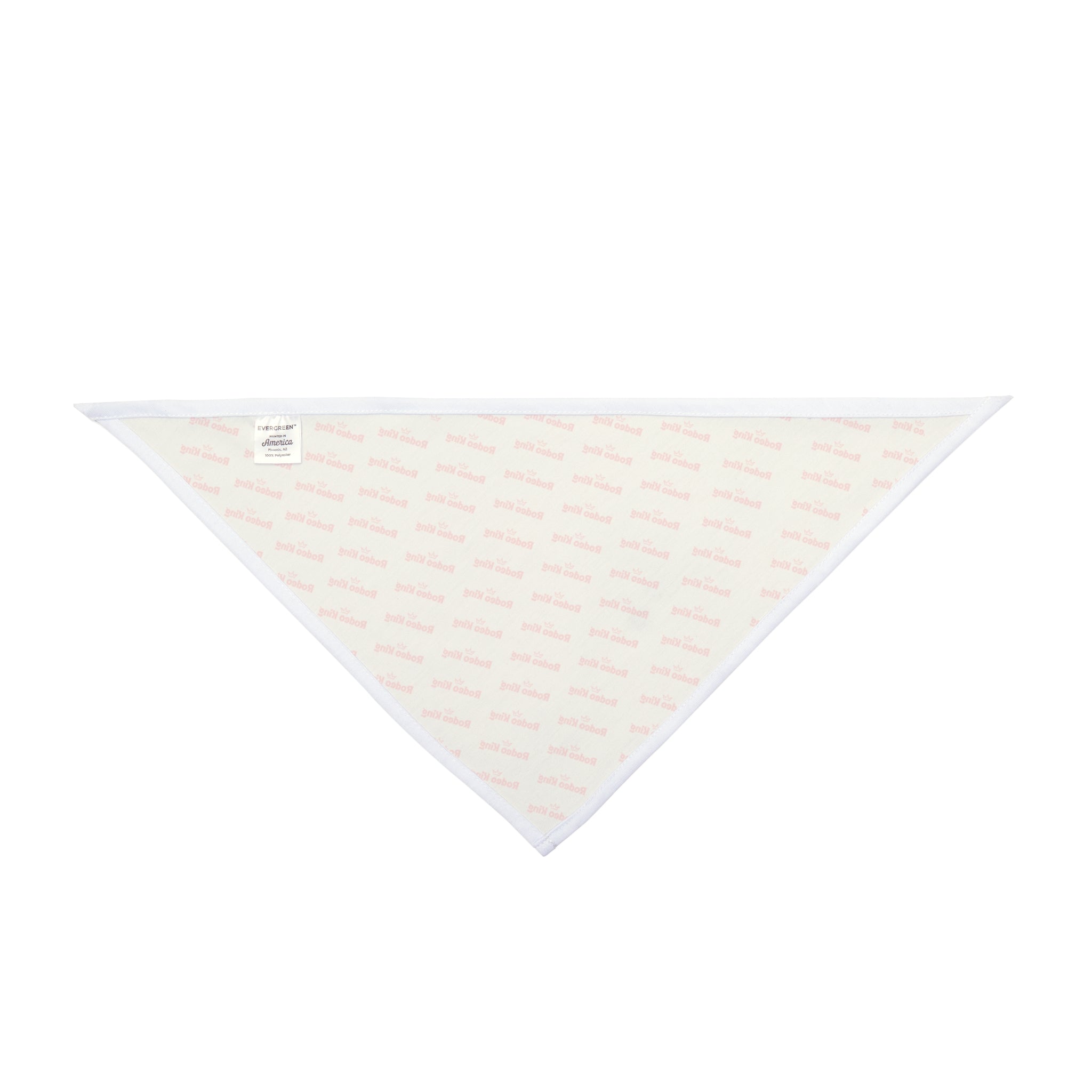 Pet Bandana — Repeating 'wild child' Script Print, Lightweight Triangle Scarf for Dogs & Cats