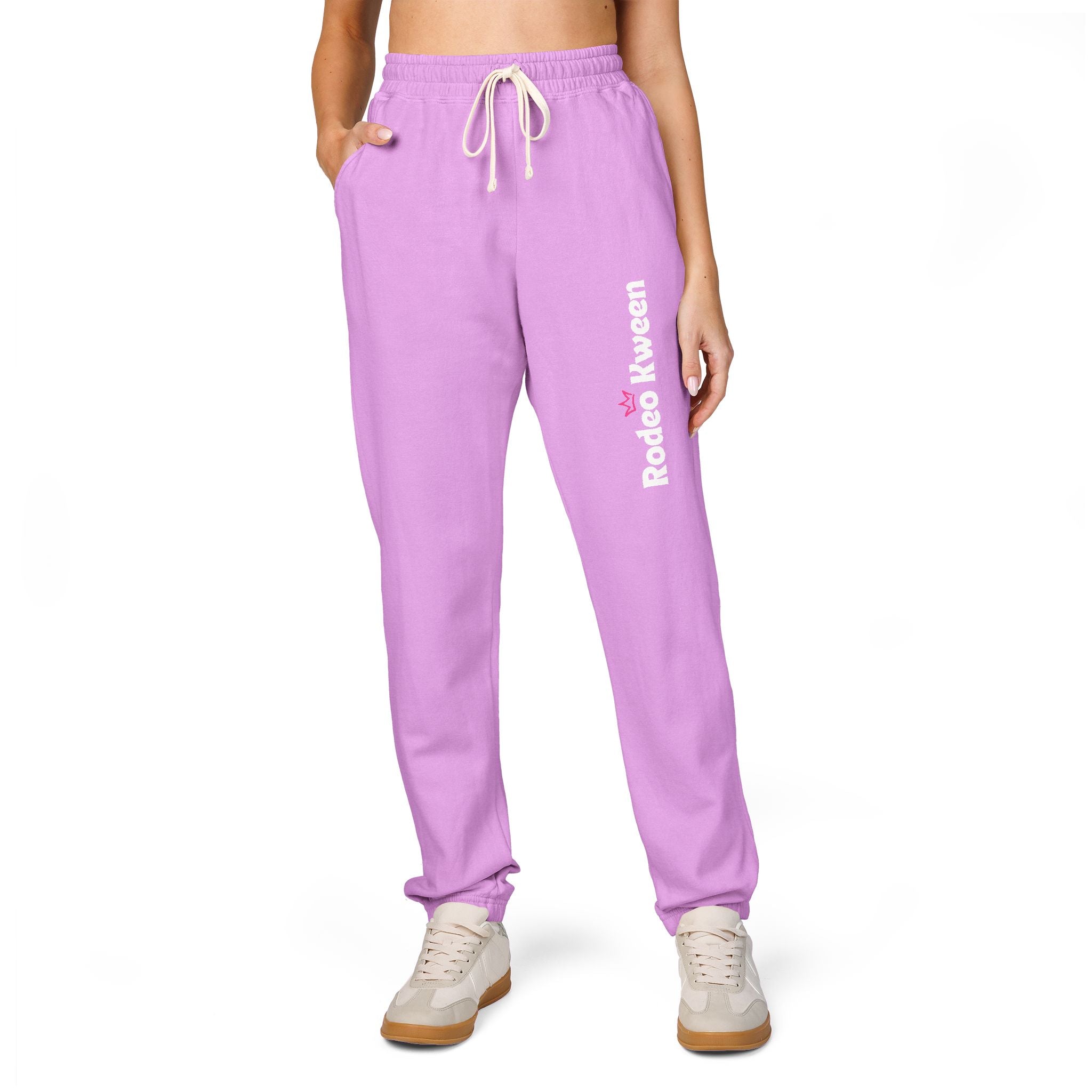 Cozy 'Looking Good' Garment-Dyed Fleece Sweatpants