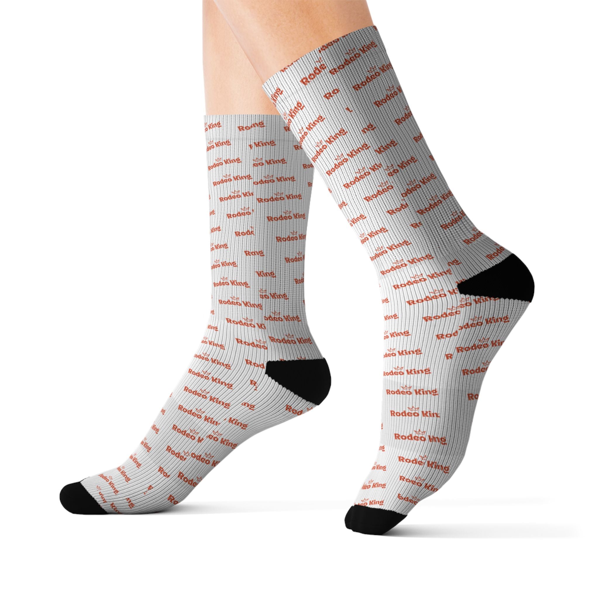 Abstract Coral Dash Sublimation Socks — Lightweight All-Over Print Crew Socks