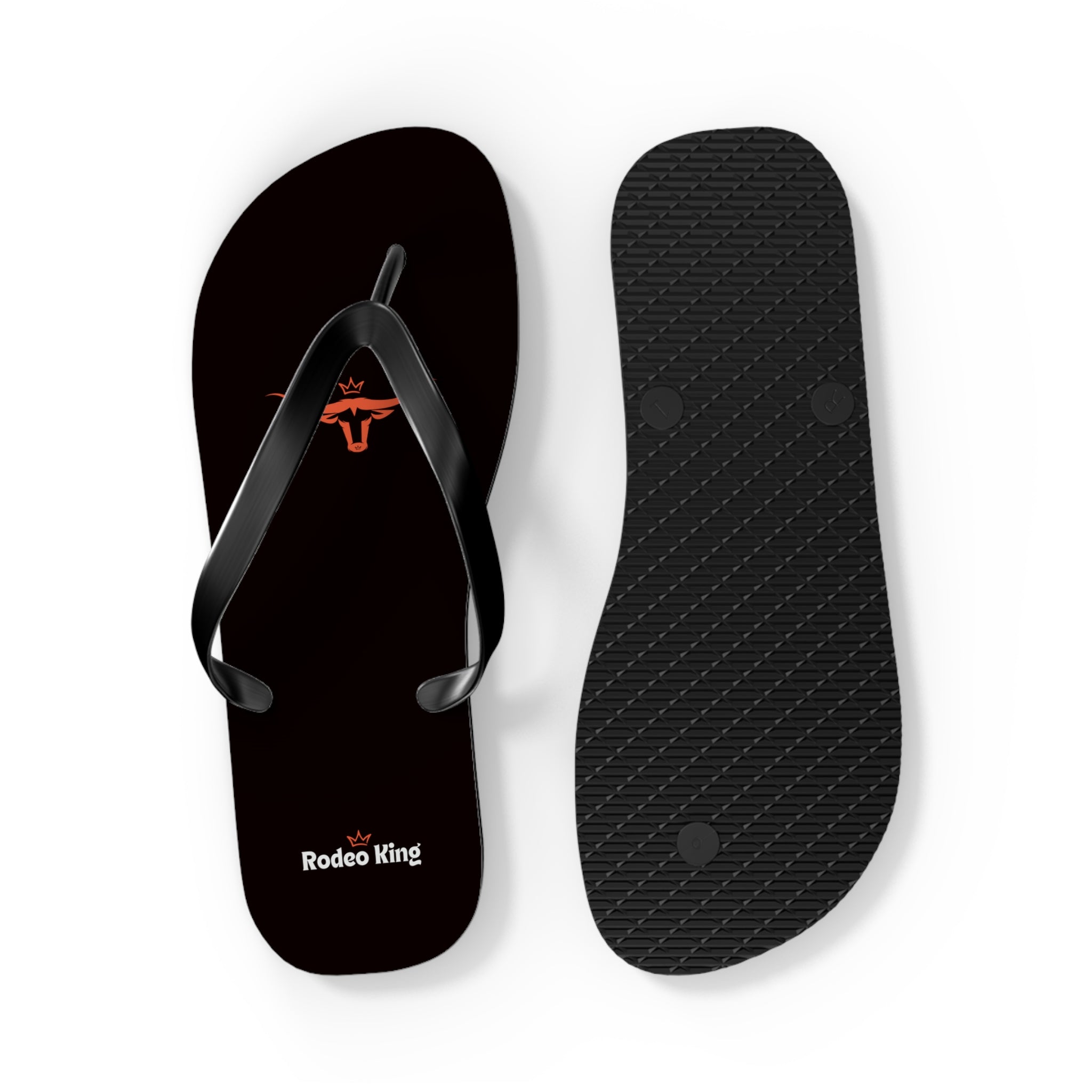 Rodeo King Longhorn Flip Flops