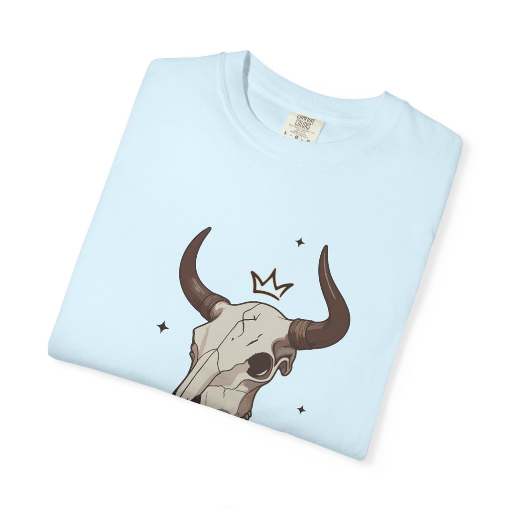 Rodeo King T-Shirt — Western Bull Skull Graphic Tee