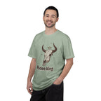 Rodeo King T-Shirt — Western Bull Skull Graphic Tee