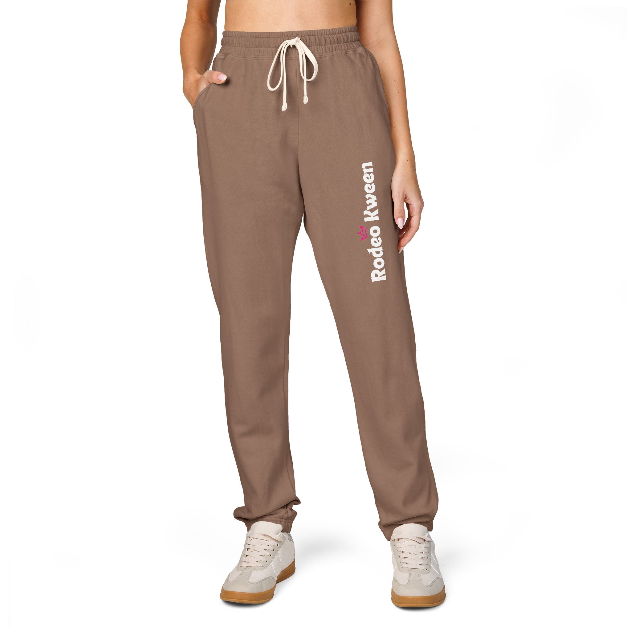 Cozy 'Looking Good' Garment-Dyed Fleece Sweatpants